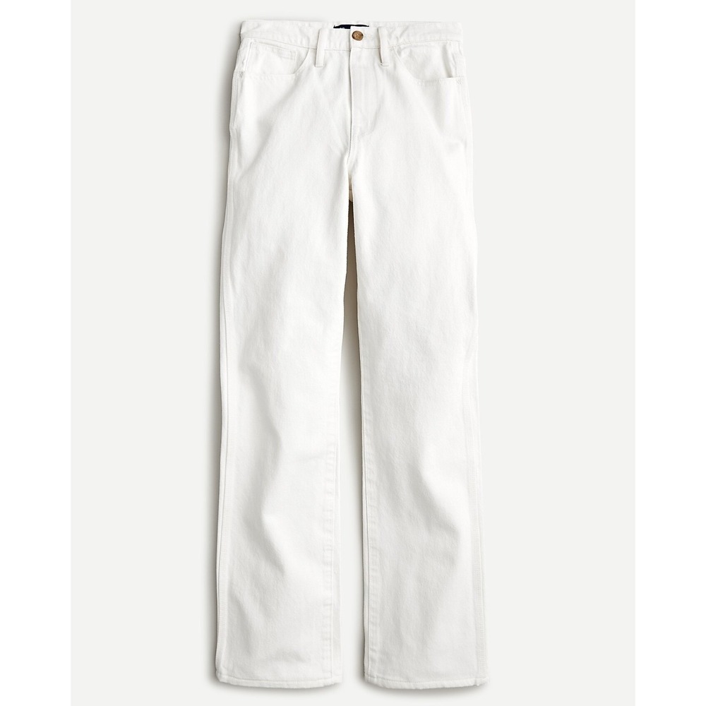 J Crew Women's Rigid Full Length Boot Cut‎ Jeans White Size 29 AN044 Vacation